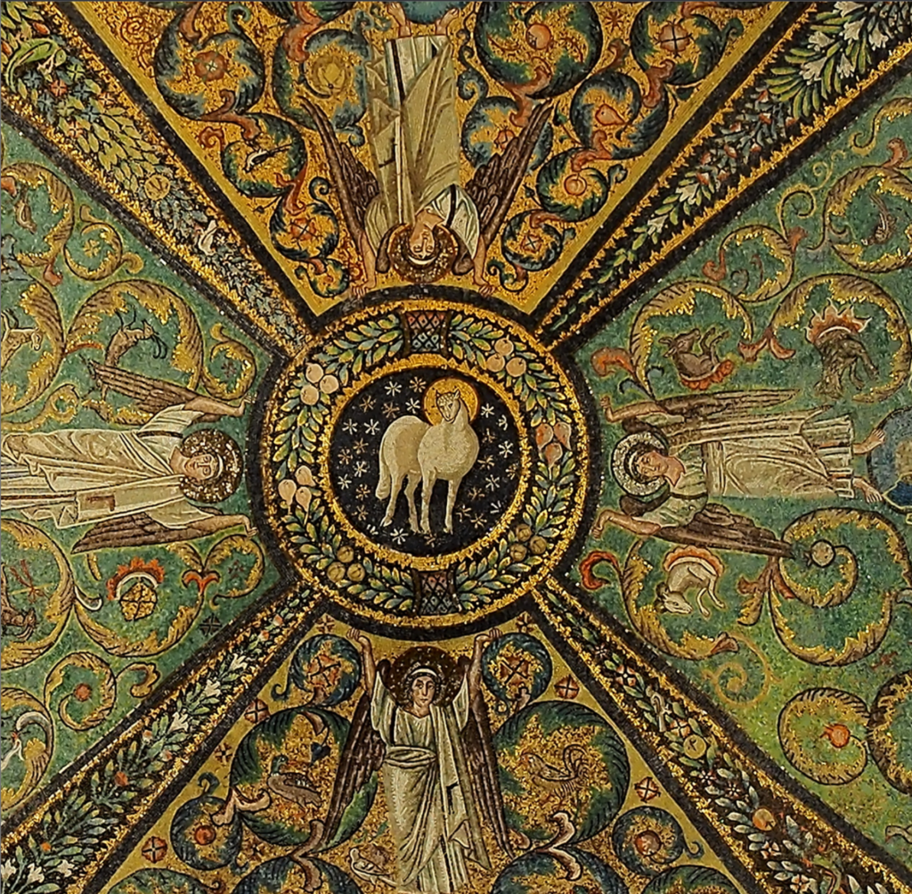Basilica of San Vitale - Lamb of God mosaic