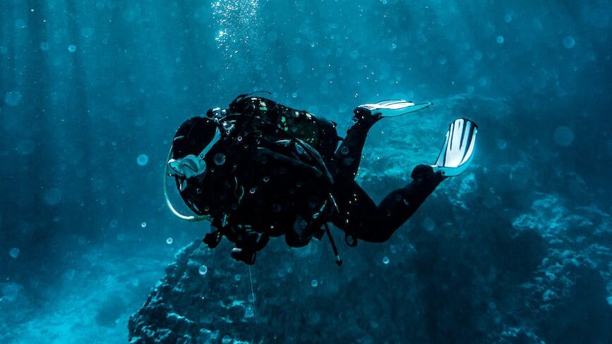 person on body of water